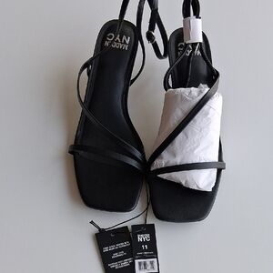 Steve Madden Black Strappy Sandals
